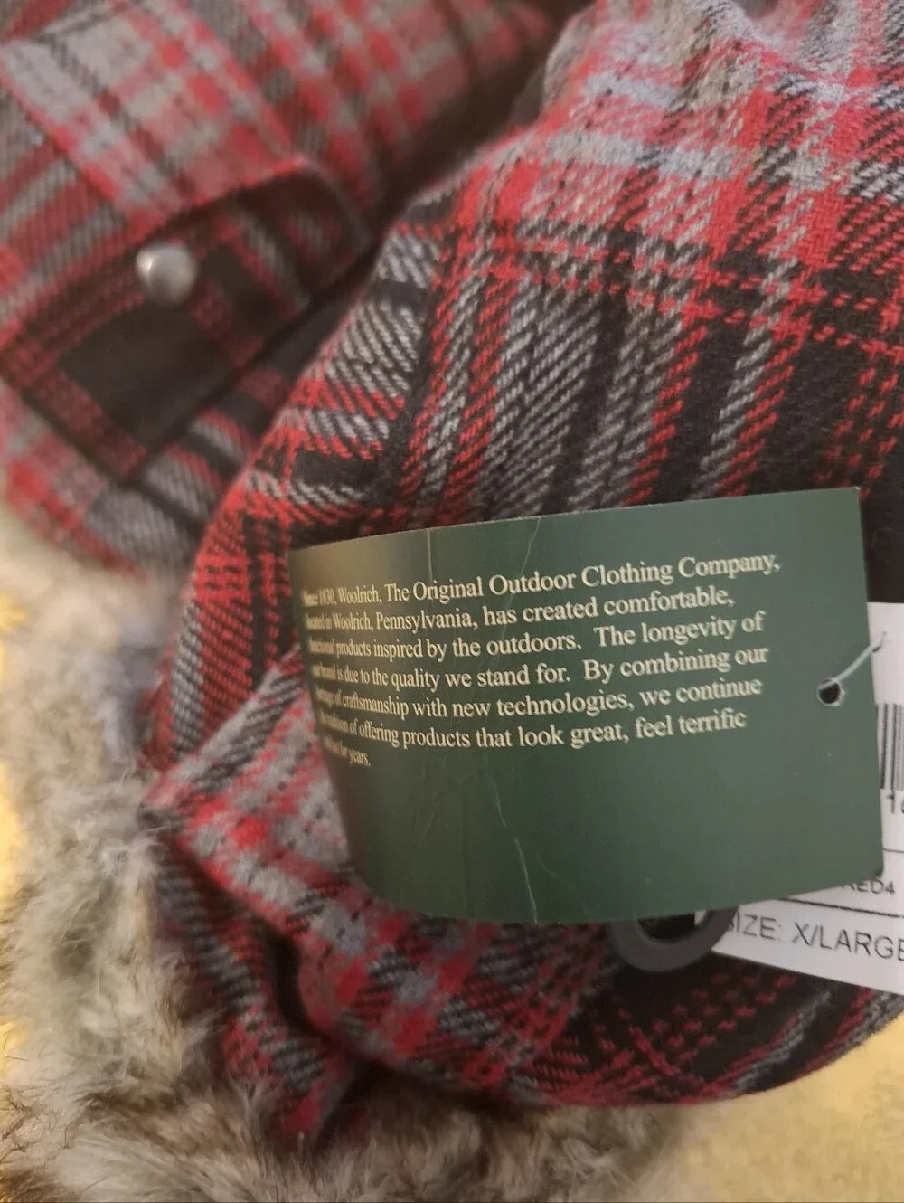 Woolrich Trapper Hat XL New